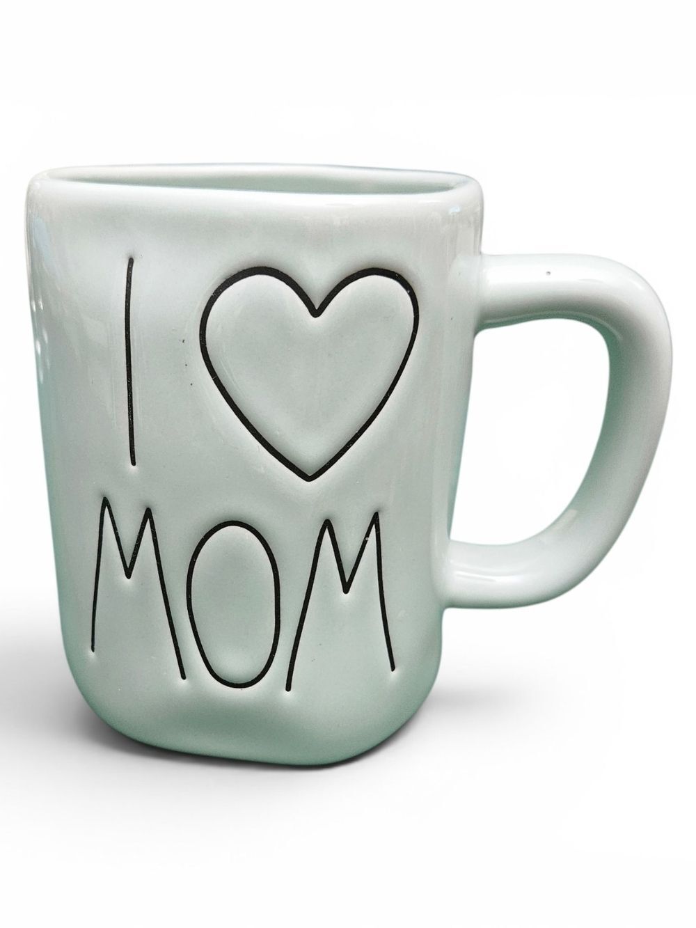 Rae Dunn I Heart Mom Mug - Large Letter LL Farmhouse Ceramic Mug